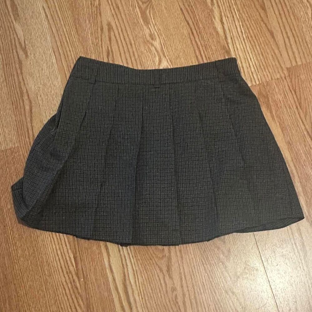 Uniqlo Women's Grey and Brown Skirt